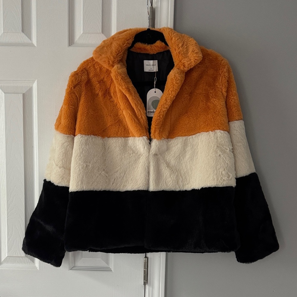 Colorblock Jacket - Perfect For Football Games